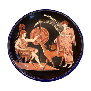 Plat longwy art déco