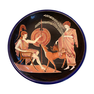 Longwy art deco dish by r rizzi