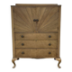 1930s English Art Deco walnut sideboard
