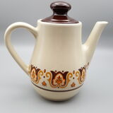 Coffee tea maker with 3 mugs cups Porcelain and fire Jet Nomar