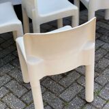4 chairs model 4875 by Carlo Bartoli for Kartell