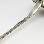 Borówka ladle, Art Nouveau / Art Deco, silver-plated brass, Norblin, Poland, 1920s