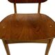 Vintage dining room chair Scandinavian 1960s plywood and teak design