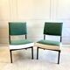 Paire de chauffeuses vintage