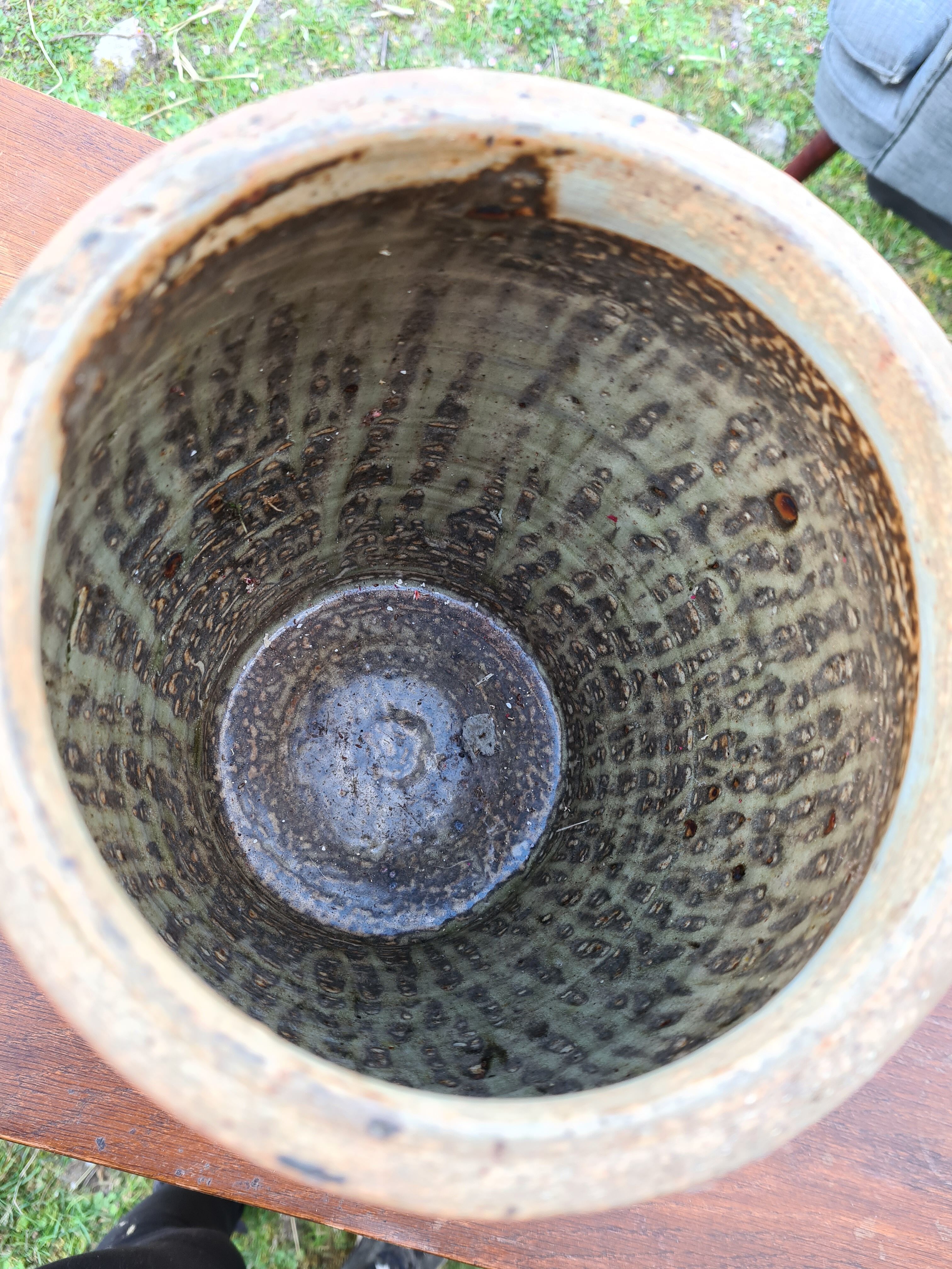 Old sandstone pot