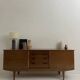 Vintage teak sideboard in Scandinavian style