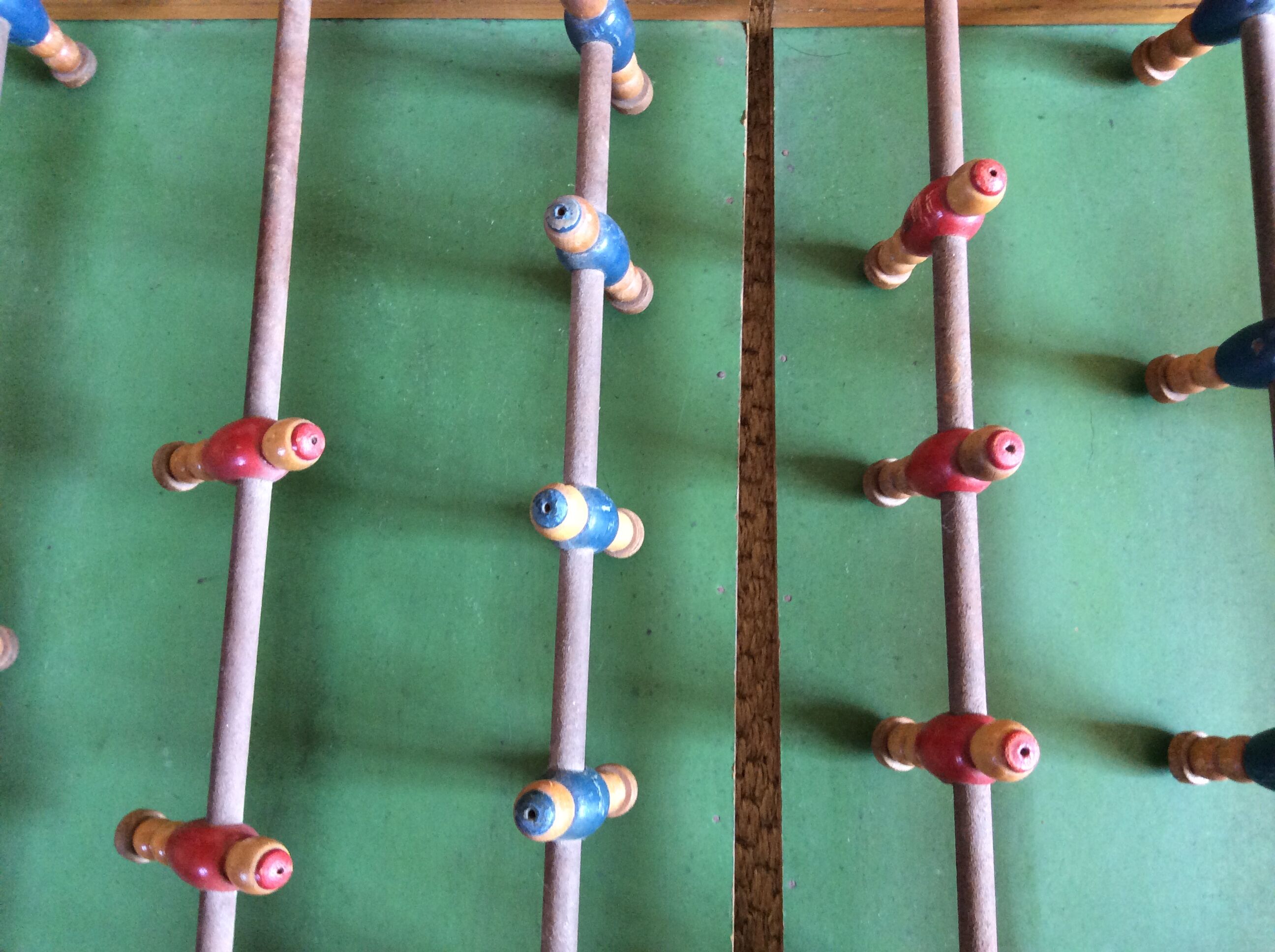 Folding table football