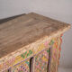 Antique polychrome carved low cabinet in pine – Xinjiang, circa 1900