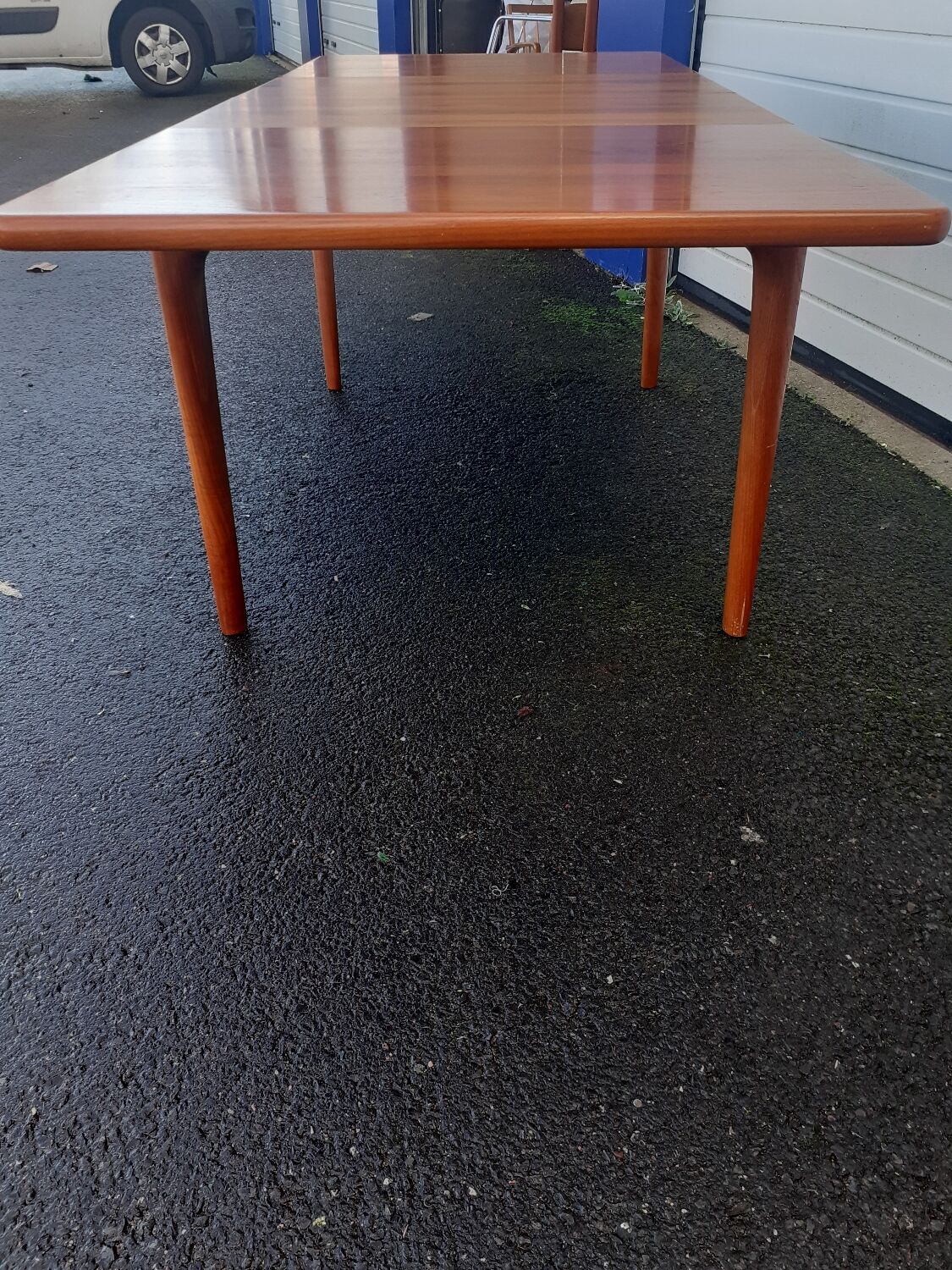 Scandinavian teak dining table by Grete Jalk