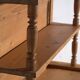 Antique pine dresser – European rustic furniture with shelves – circa 1940