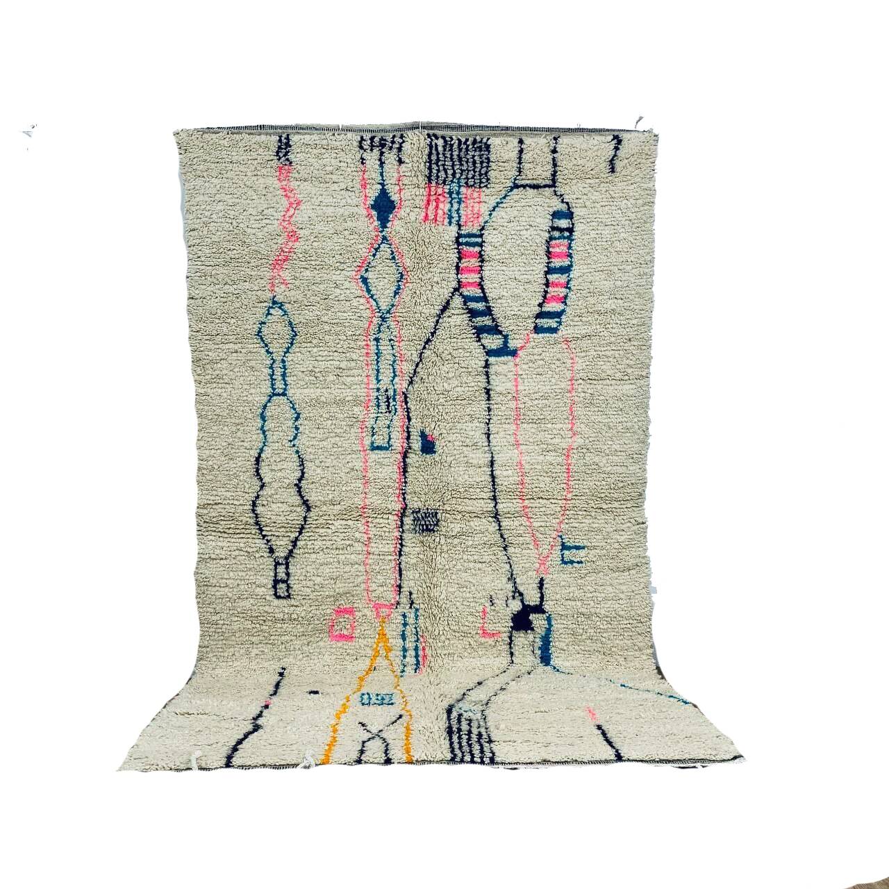 Handmade Moroccan Berber rug 260 x 150 cm