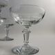 Set de 8 coupes à champagne en verre XIXeme