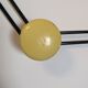Patère quadruple metallique vintage jaune