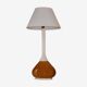 Orange 1960-70 vintage opaline drop lamp