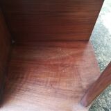 Table gueridon desserte art deco en noyer