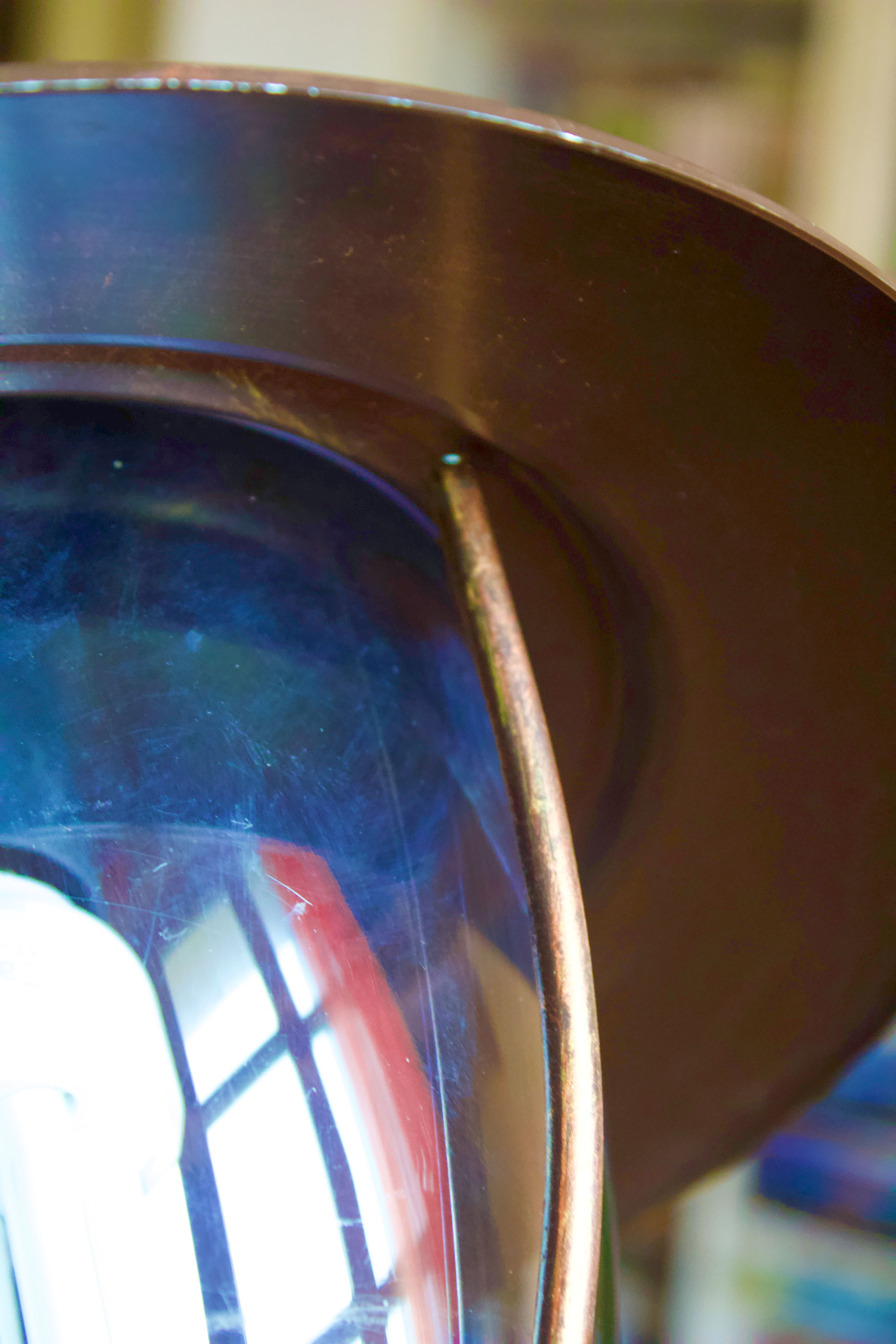 Glass and metal hanging lamp - Massive