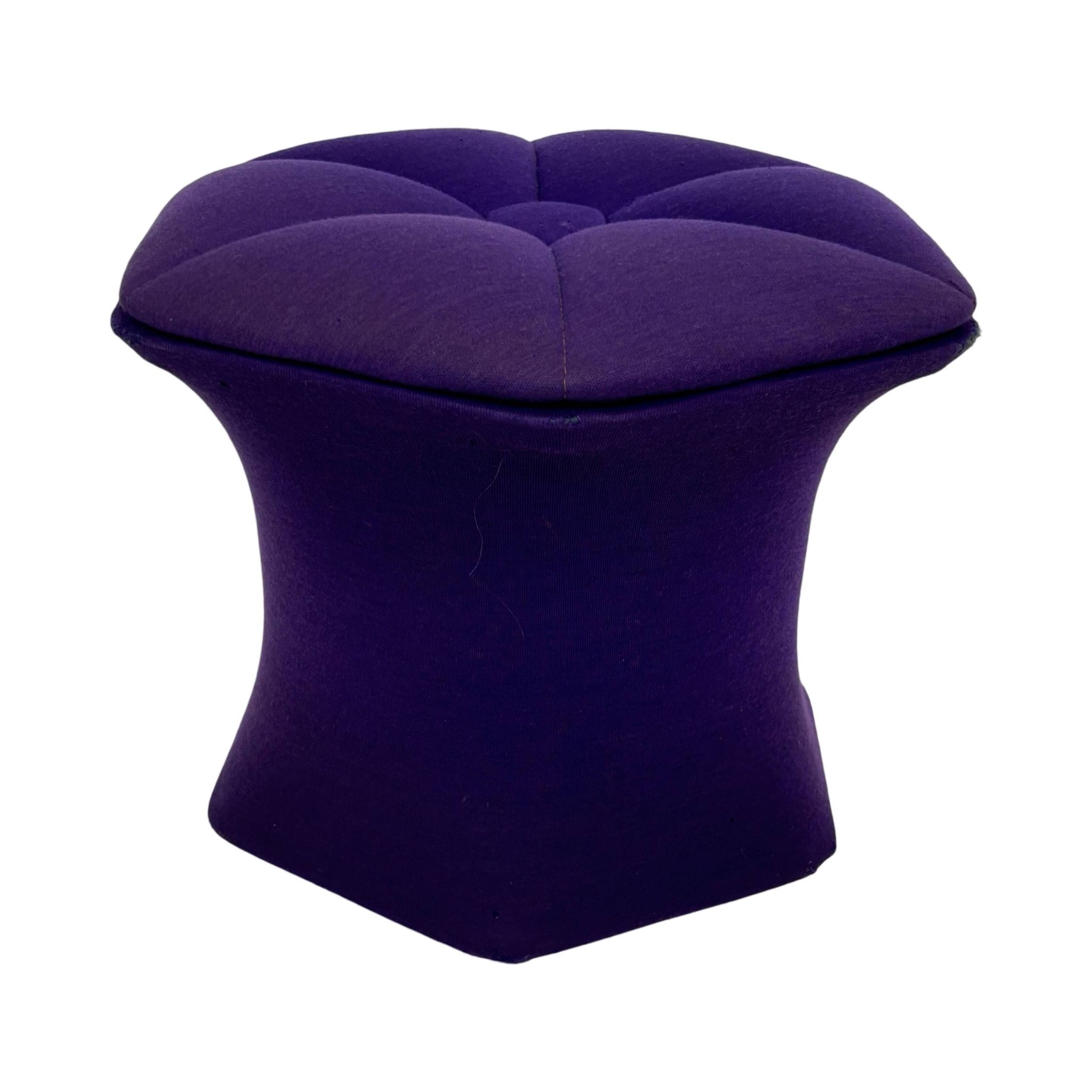 Vintage mushroom hocker or stool with storage compartment Netherlands 70's
