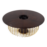 Solid walnut coffee table (unique piece)