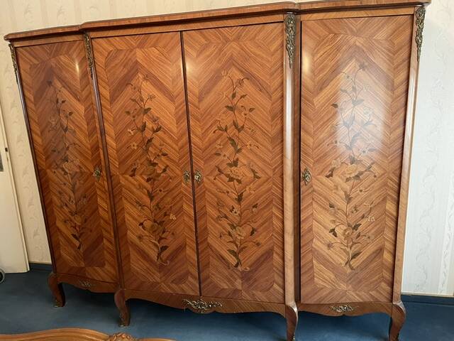 Louis XV style bedroom wardrobe