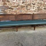 Long brasserie bench