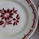 Set of 6 flat ceramic plates