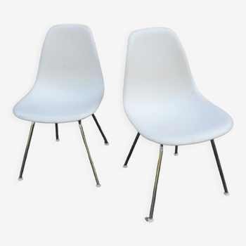 Paire de chaises Eames DSX de chez Vitra