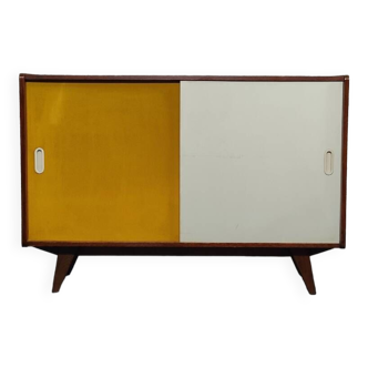 Buffet Commode U 452 jaune par Jiri Jiroutek pour Interier Praha 1960