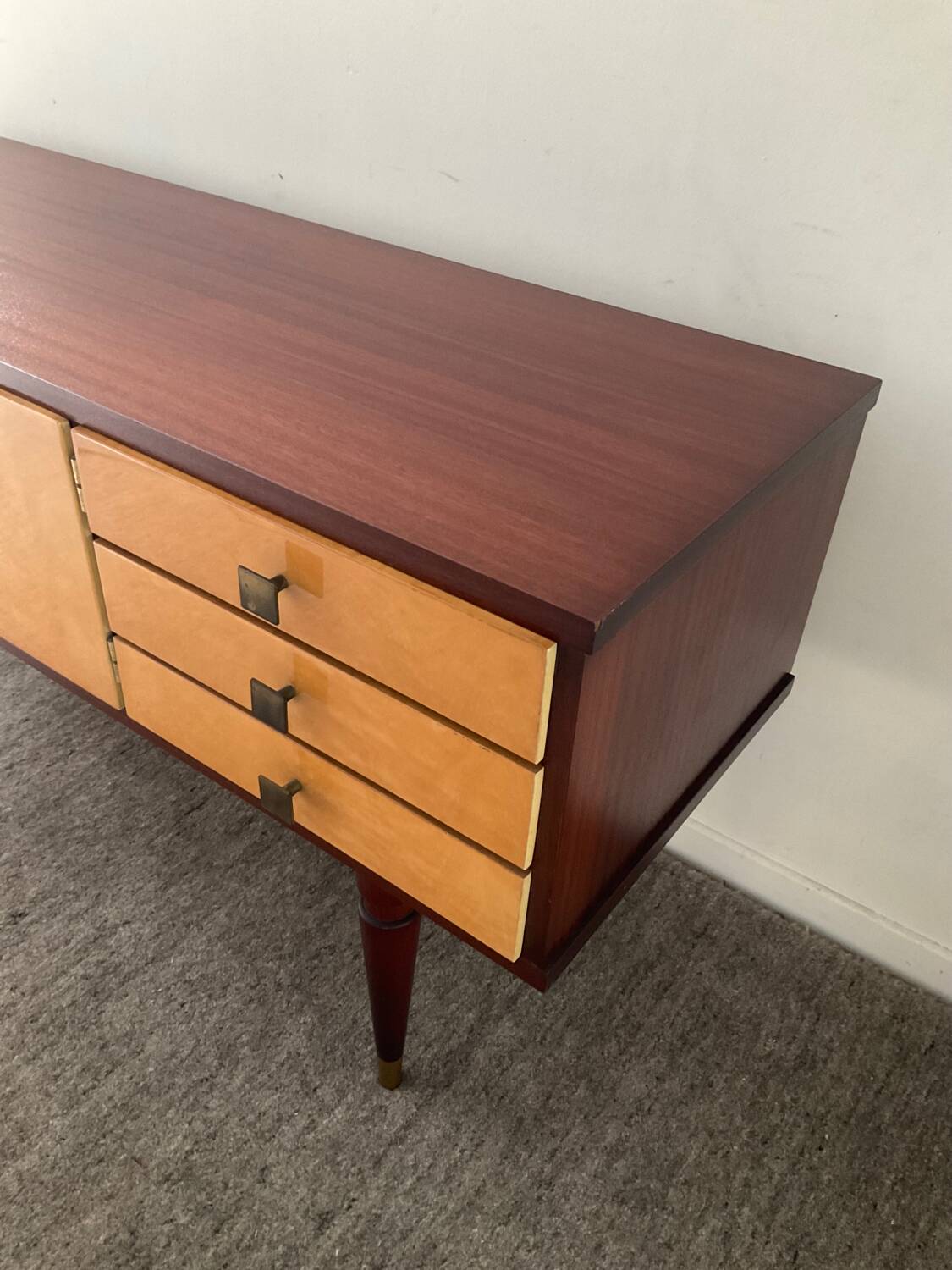 Vintage teak TV cabinet sideboard from the 60s and 70s