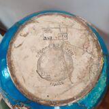 Ball vase in Longwy enamels
