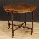 English octagonal inlaid table from the '20