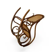 Vintage Bentwood Rocking Chair in the Thonet Tradition, by FMG, 1940s/