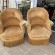 Pair of Crapaud armchairs