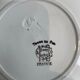 Set of 4 ironstone plates from Choisy Le Roi.