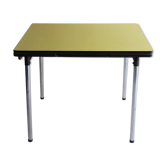 Table à rallonge formica jaune