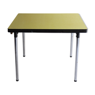 Yellow formica extension table