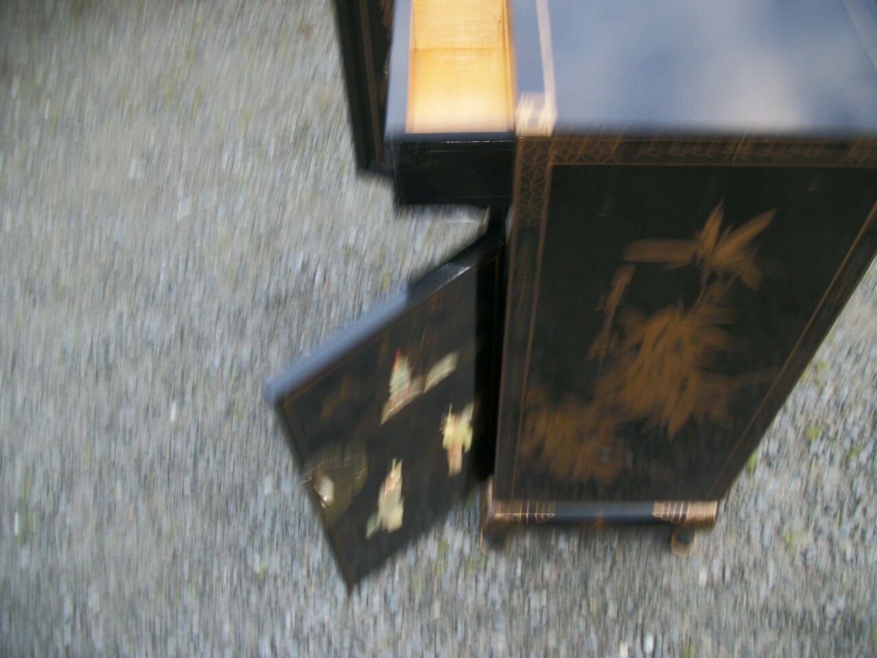 Chinese lacquered sideboard