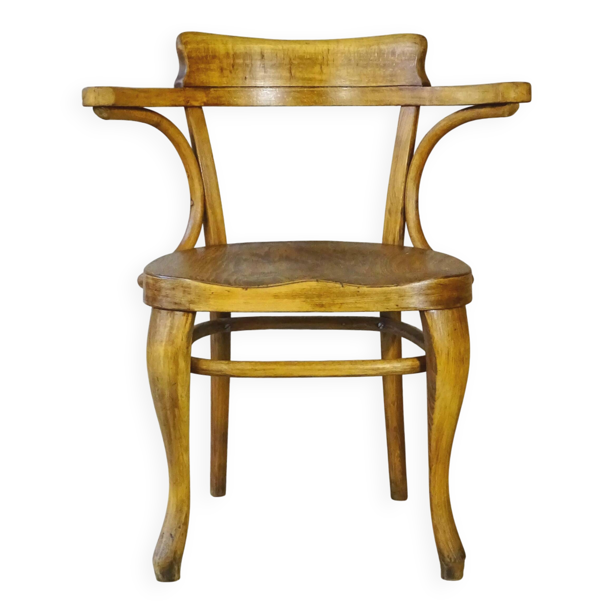 Thonet office chair No. 6150 from 1911, saddle seat - Bentwood -