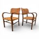 Set of 2 Bauhaus rope-weave chairs by Erich Dieckmann, 1930