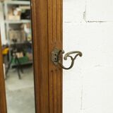 Napoleon III wardrobe in walnut, late 19th century, 3 mirrors, marble.