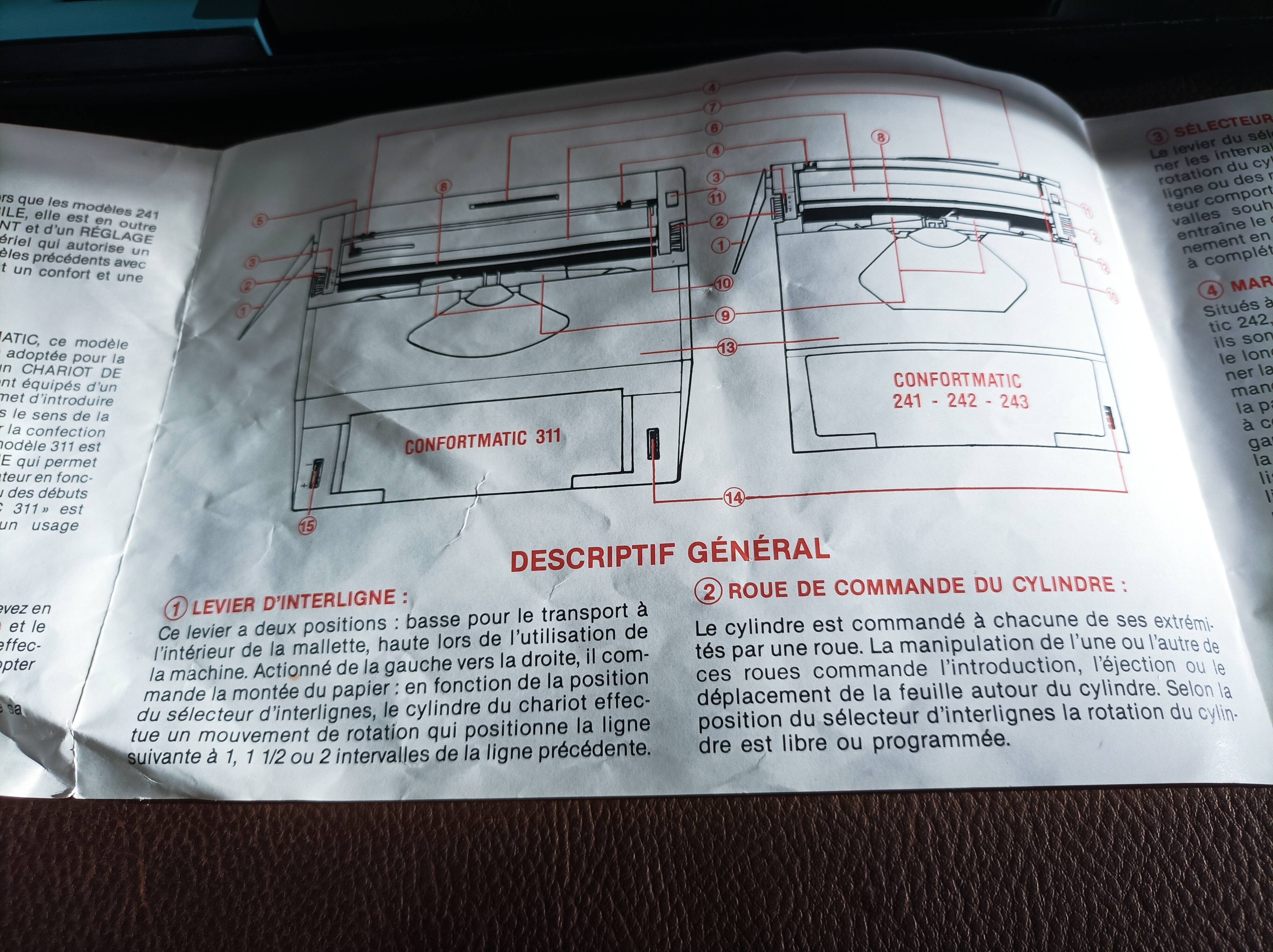 Olympia Conformatic 242 Pastel Blue like new