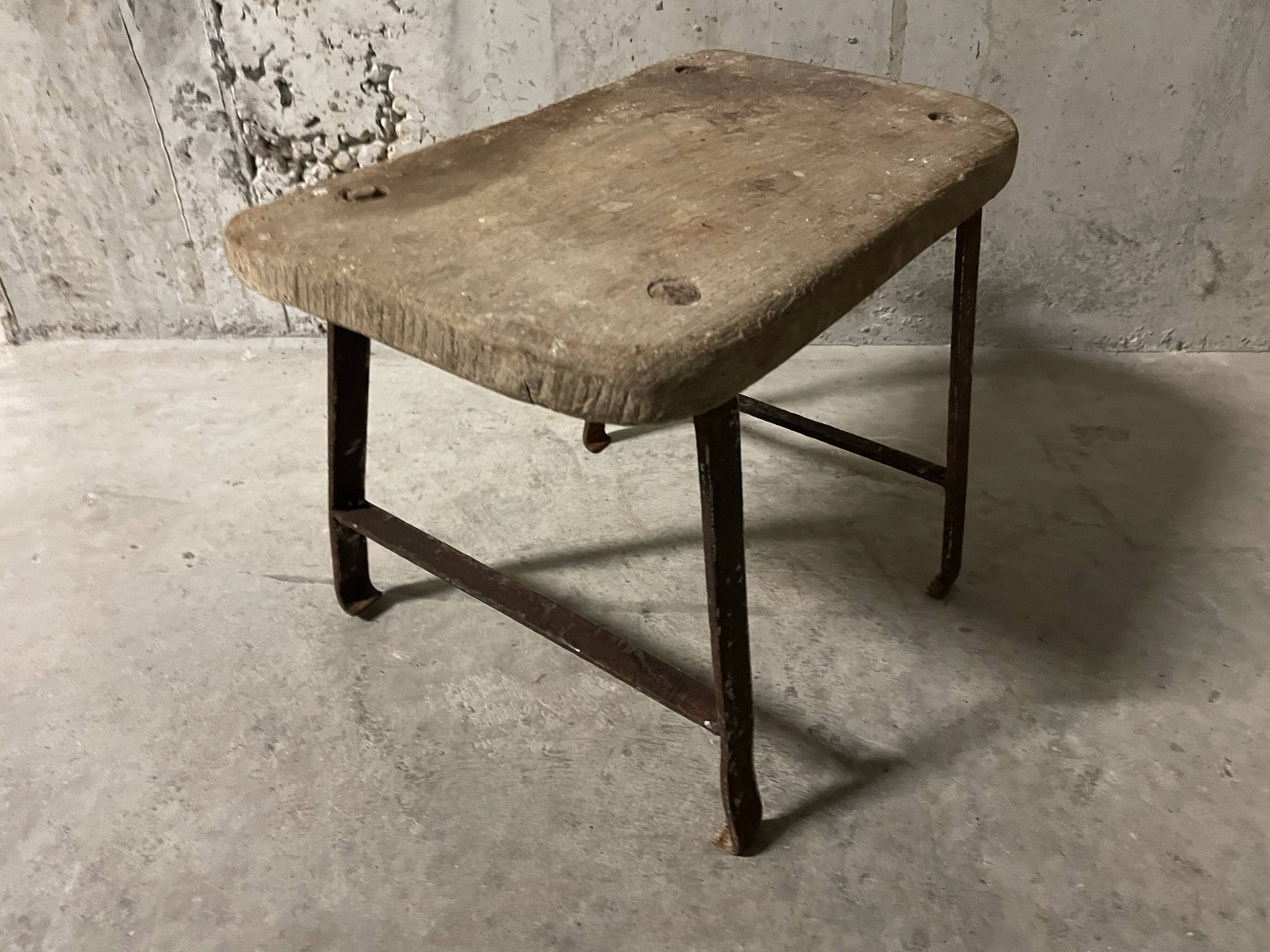 Low industrial stool