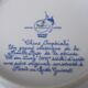 Dessert dish Limoges Porcelain of the Unicorn Imperial China
