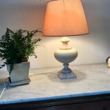 Vintage travertine lampfoot