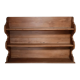 Old wall shelf in raw wood