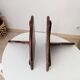 Pair of antique solid oak shelves