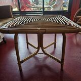 Rattan coffee table
