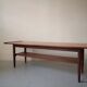 Table basse en bois de teck scandinave, 1960