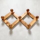 Porte-manteau mural vintage 70