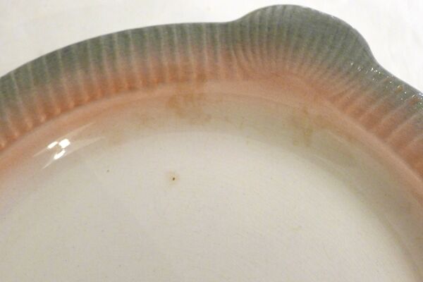 Set de 12 assiettes Poissons Digoin Sarreguemines