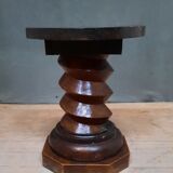 Press screws mounted in coffee table